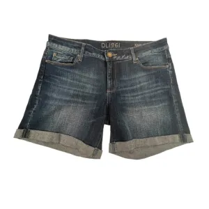 DL 1961 Karlie Boyfriend Cuffed Hem Jean Shorts Size 27 Junior’s