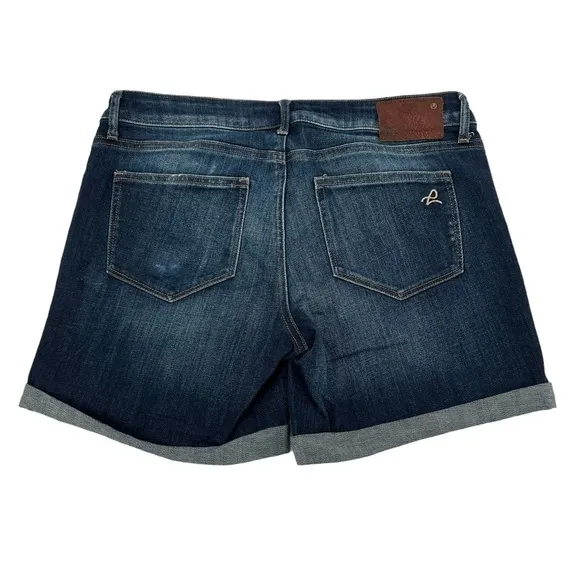 DL 1961 Karlie Boyfriend Cuffed Hem Jean Shorts Size 27 Junior’s