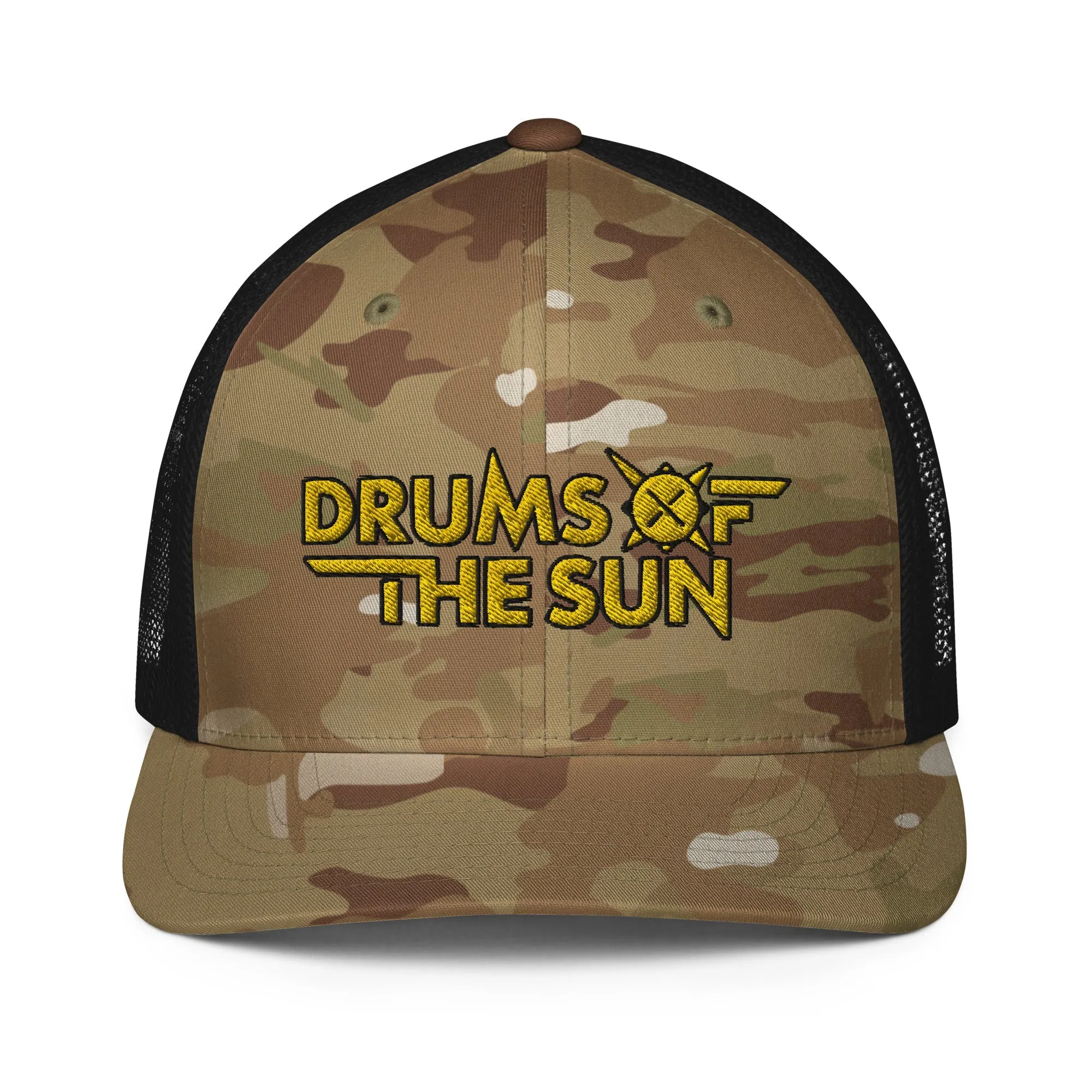Drums of the Sun Closed-back trucker cap
