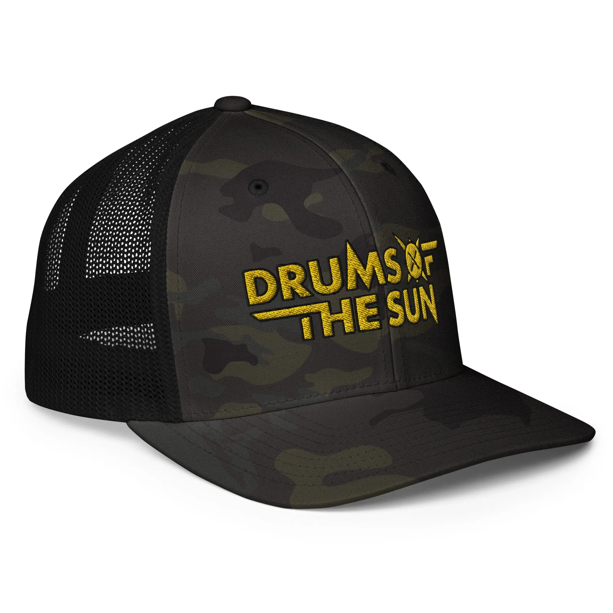 Drums of the Sun Closed-back trucker cap