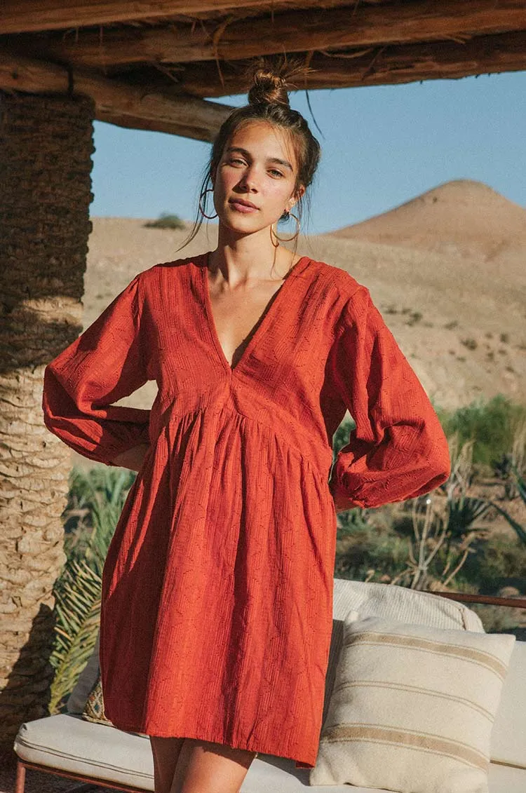 Eloisa – Women’s Embroidered Cotton Dress