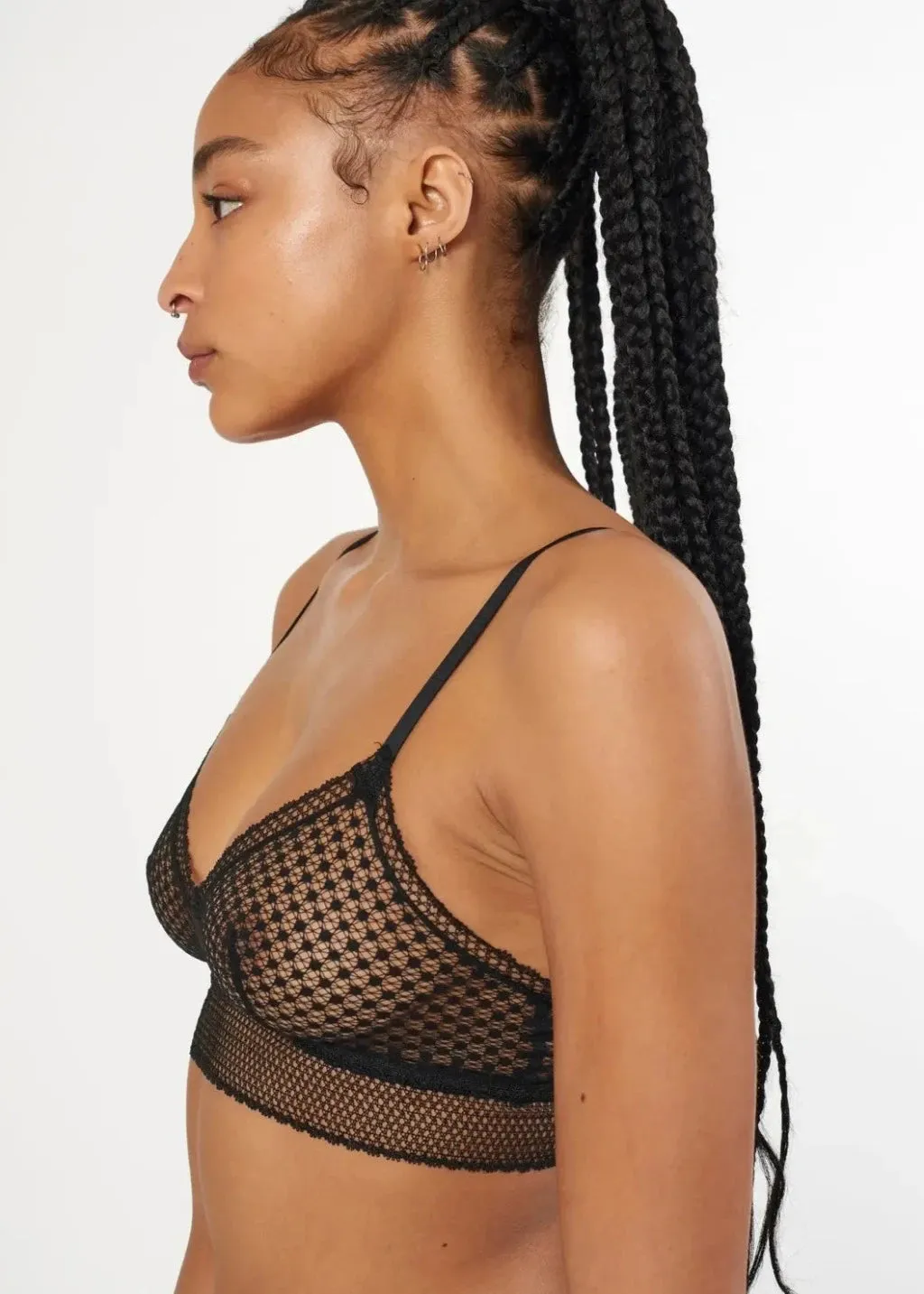 Else Bella Soft Cup Triangle Bra in Black