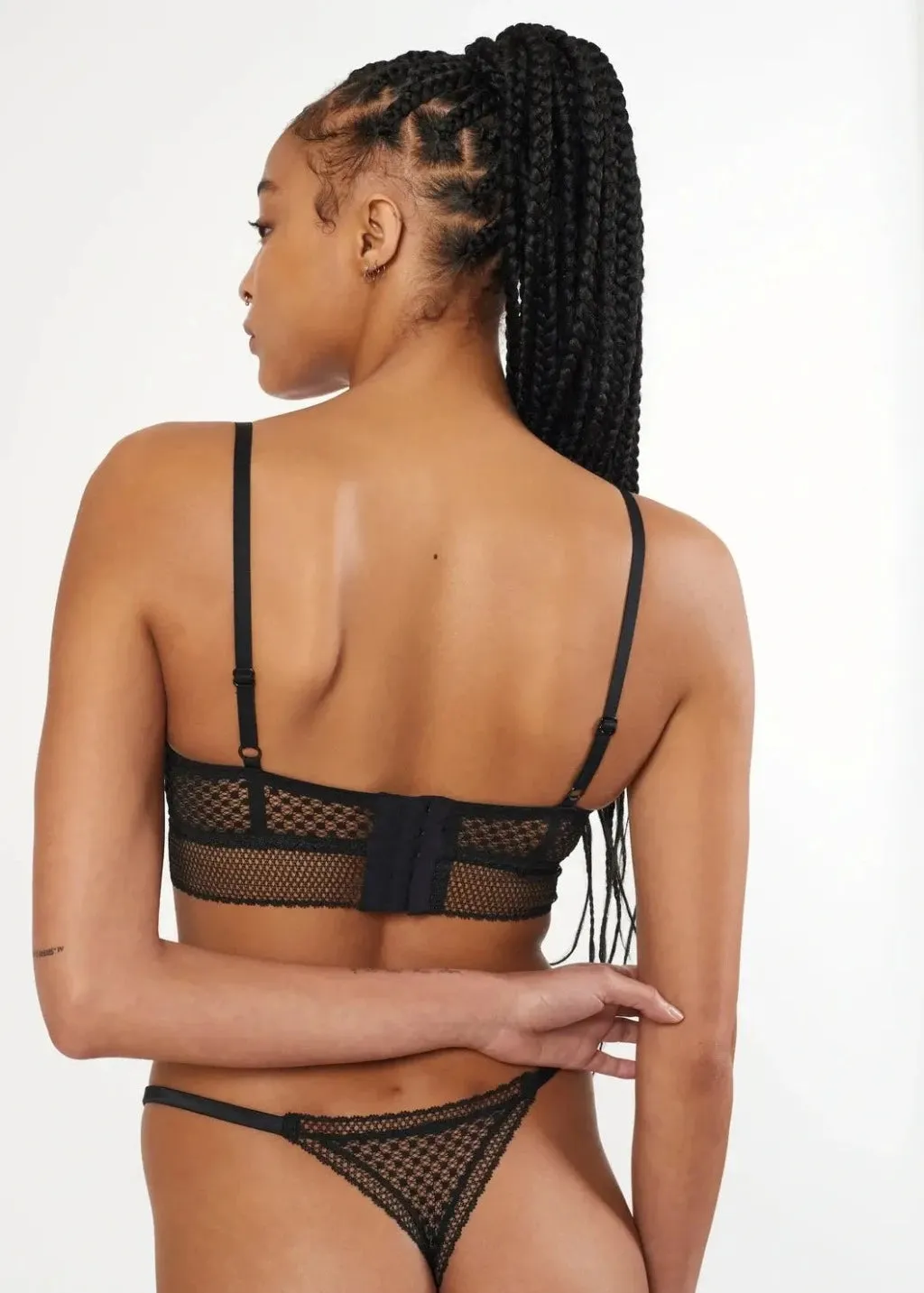 Else Bella Soft Cup Triangle Bra in Black