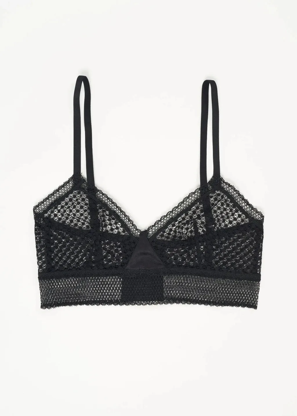 Else Bella Soft Cup Triangle Bra in Black