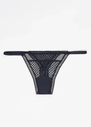 Else Bella Thong in Black
