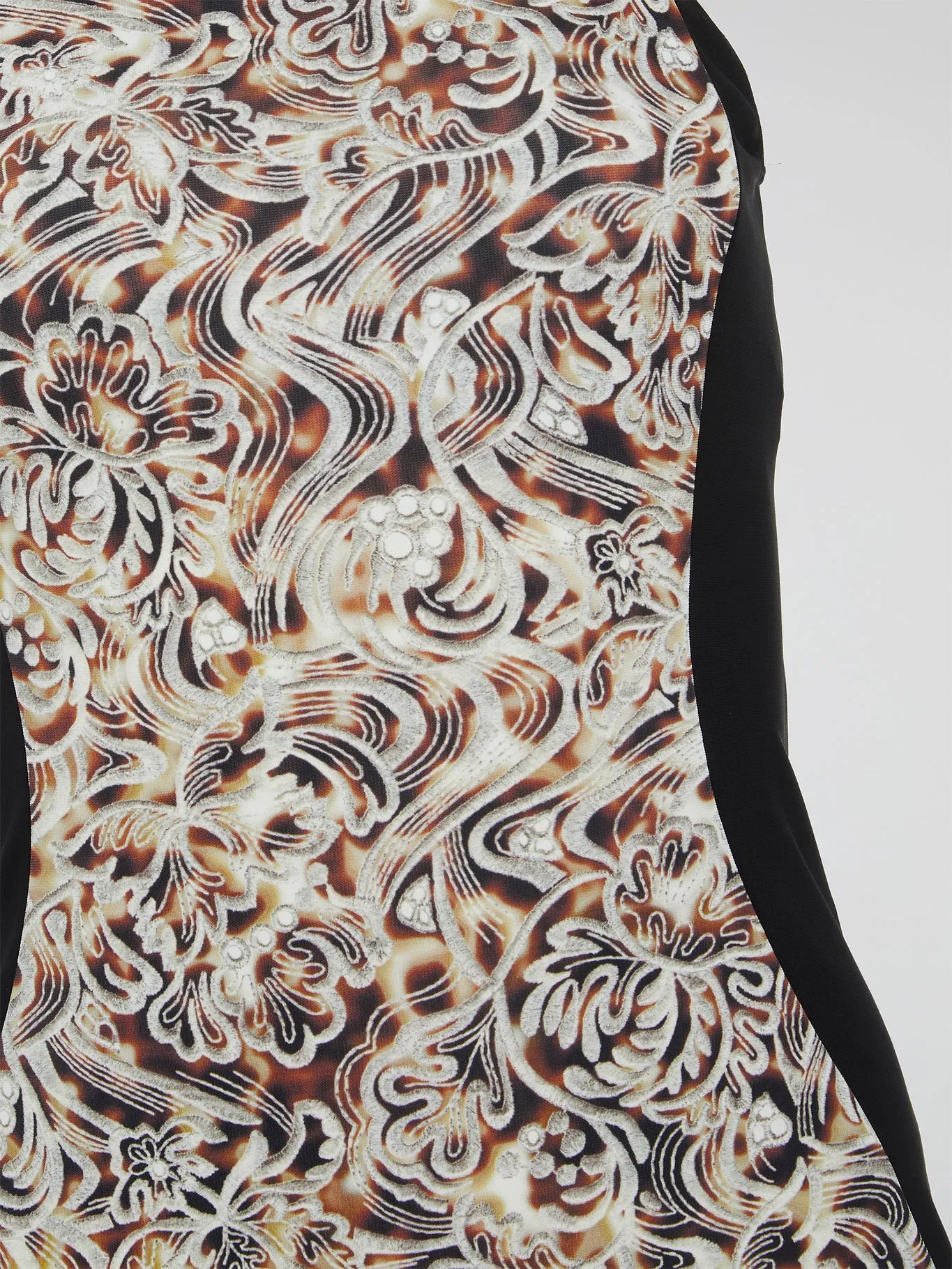 Embroidered Bodycon Dress