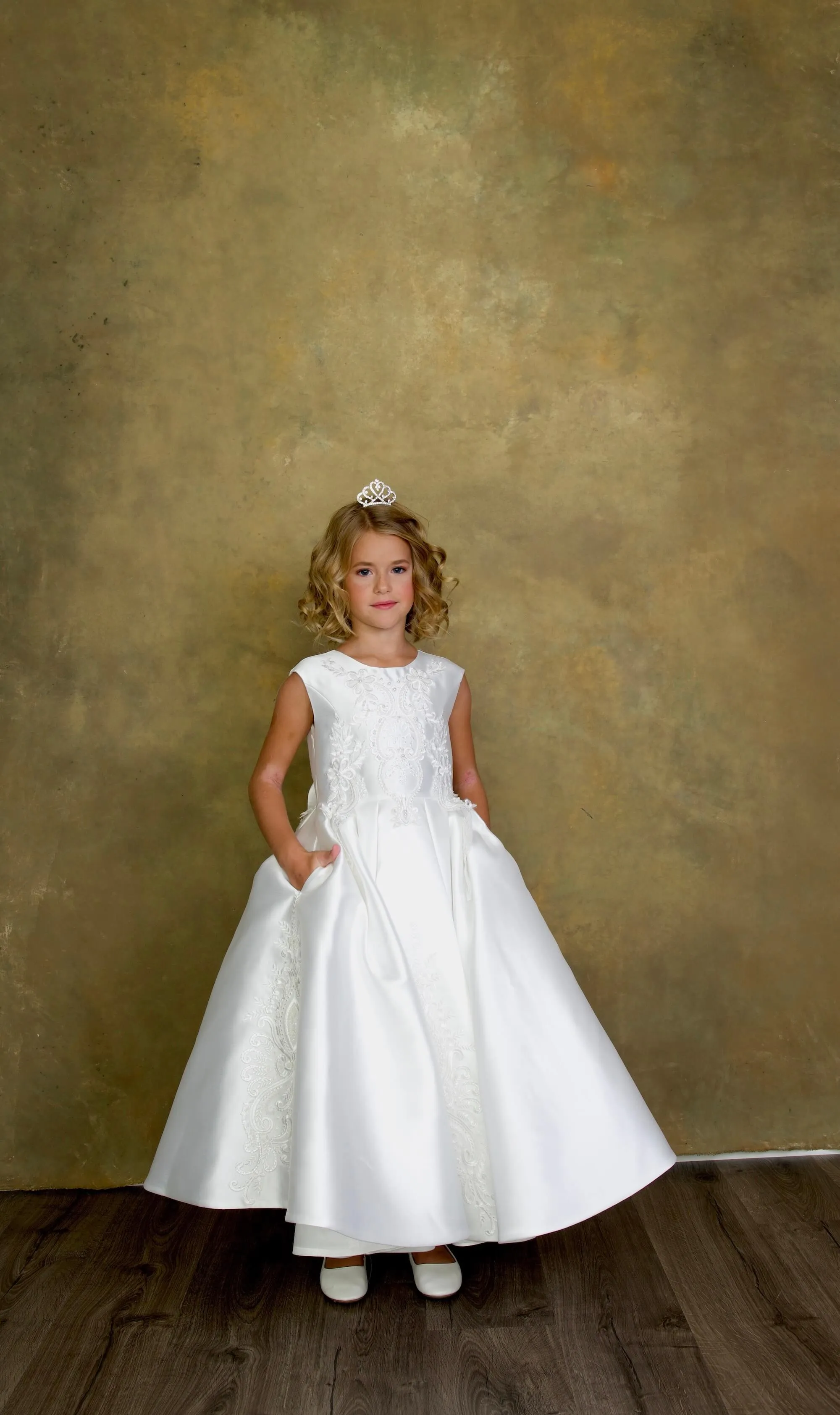 Embroidered Dress Z3029