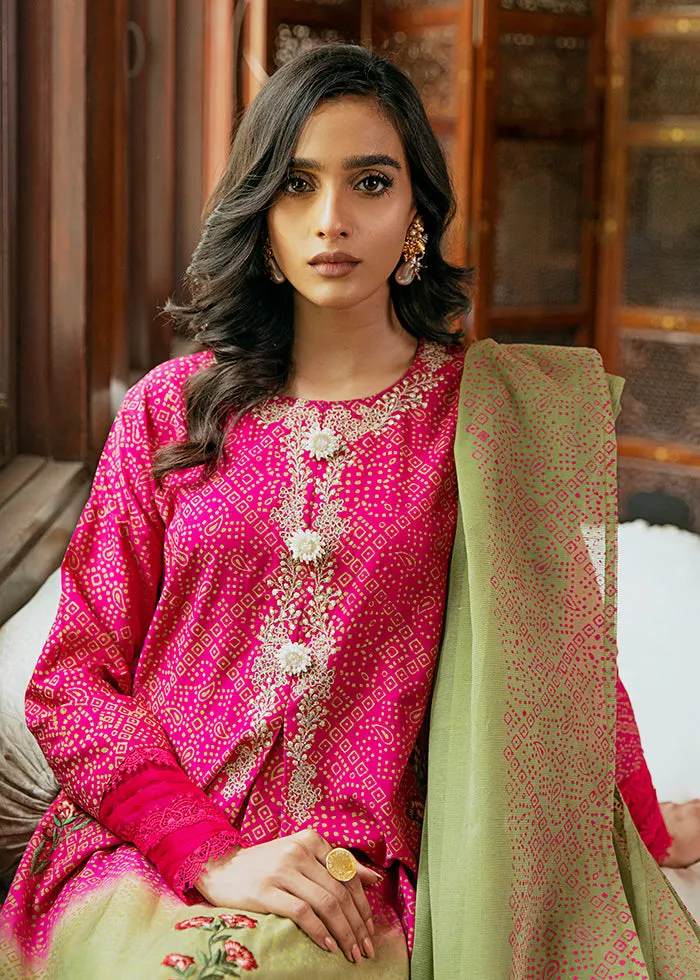 Embroidered Pink Kameez Trouser Pakistani Eid Dress