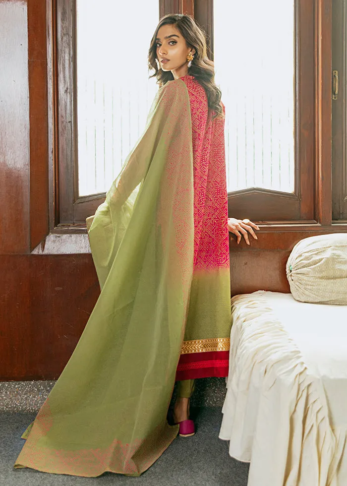 Embroidered Pink Kameez Trouser Pakistani Eid Dress