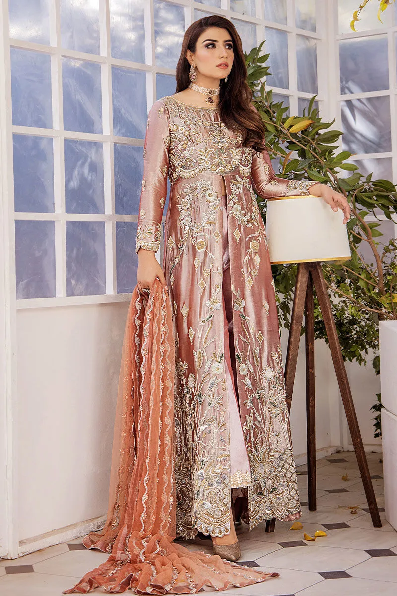 Embroidered Pishwas Dupatta Pakistani Wedding Dress