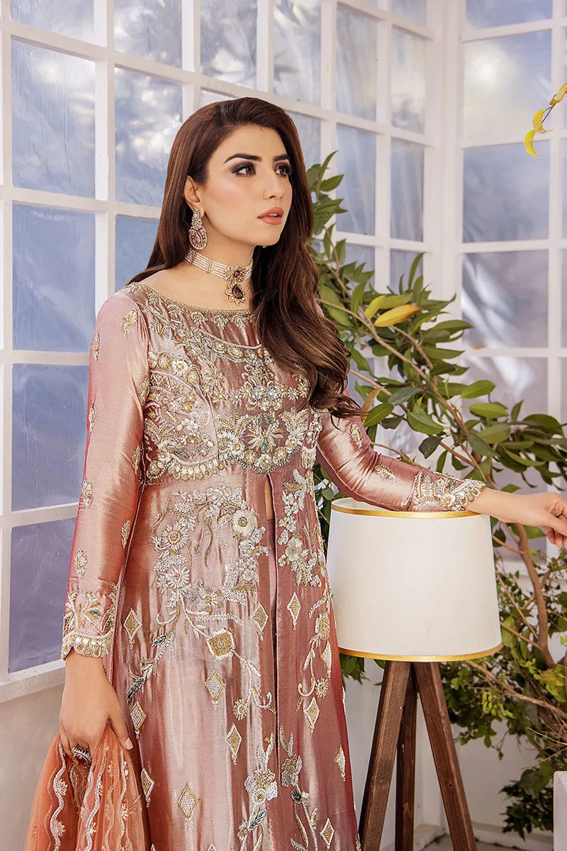 Embroidered Pishwas Dupatta Pakistani Wedding Dress