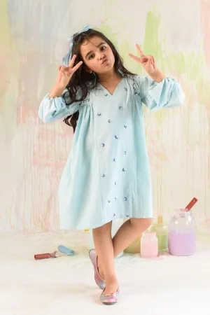 Embroidery Empire Dress