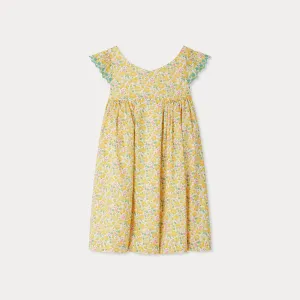 Emina embroidered dress made with Liberty fabrics