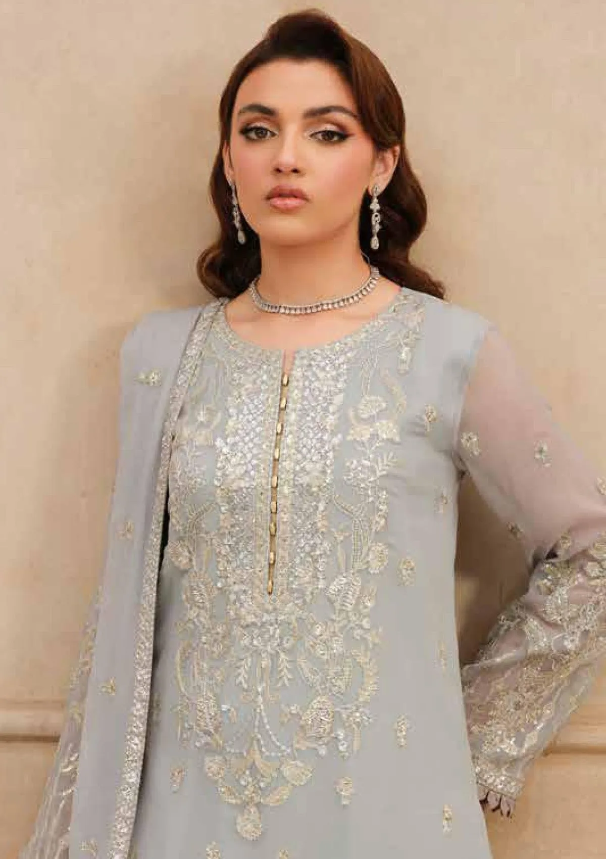 Emira By Freesia Luxury Embroidered Unstitched 3pcs
