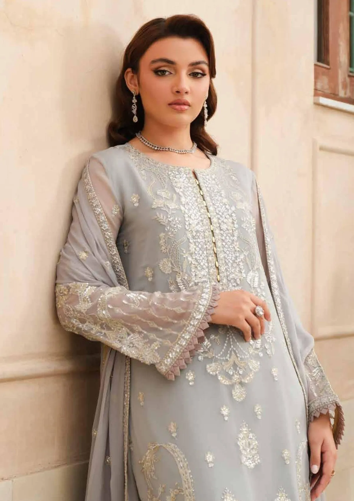 Emira By Freesia Luxury Embroidered Unstitched 3pcs