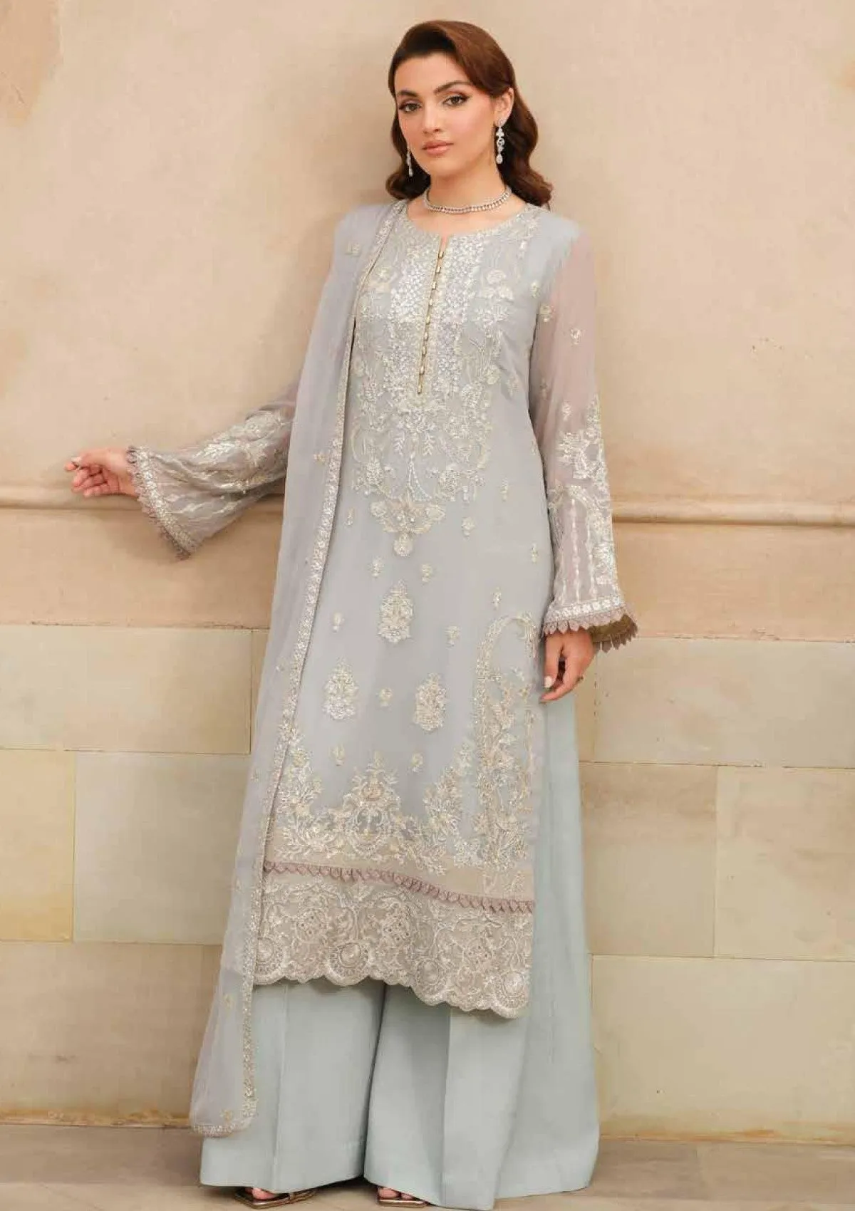Emira By Freesia Luxury Embroidered Unstitched 3pcs