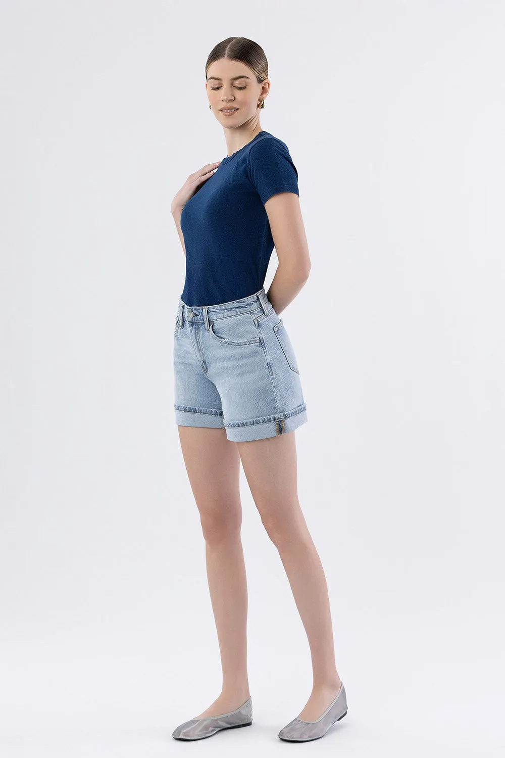 Enzo HR Denim Shorts