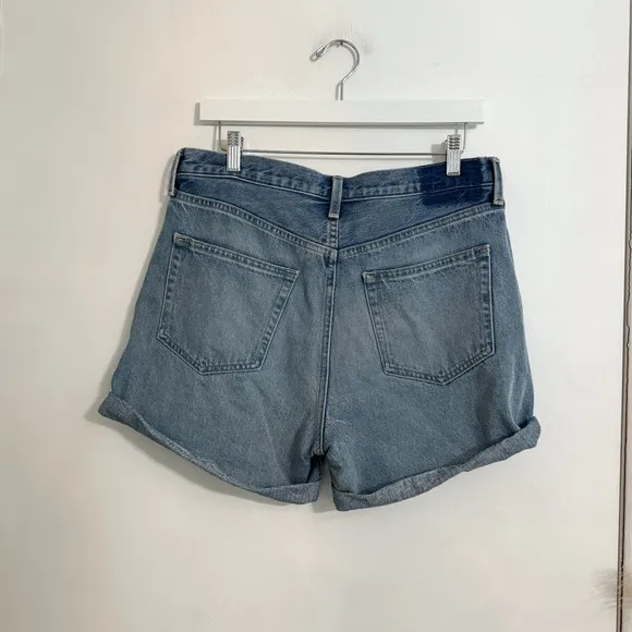 Etica Skylar cuffed denim boy shorts