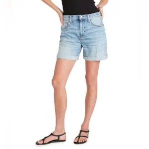 Etica Skylar cuffed denim boy shorts