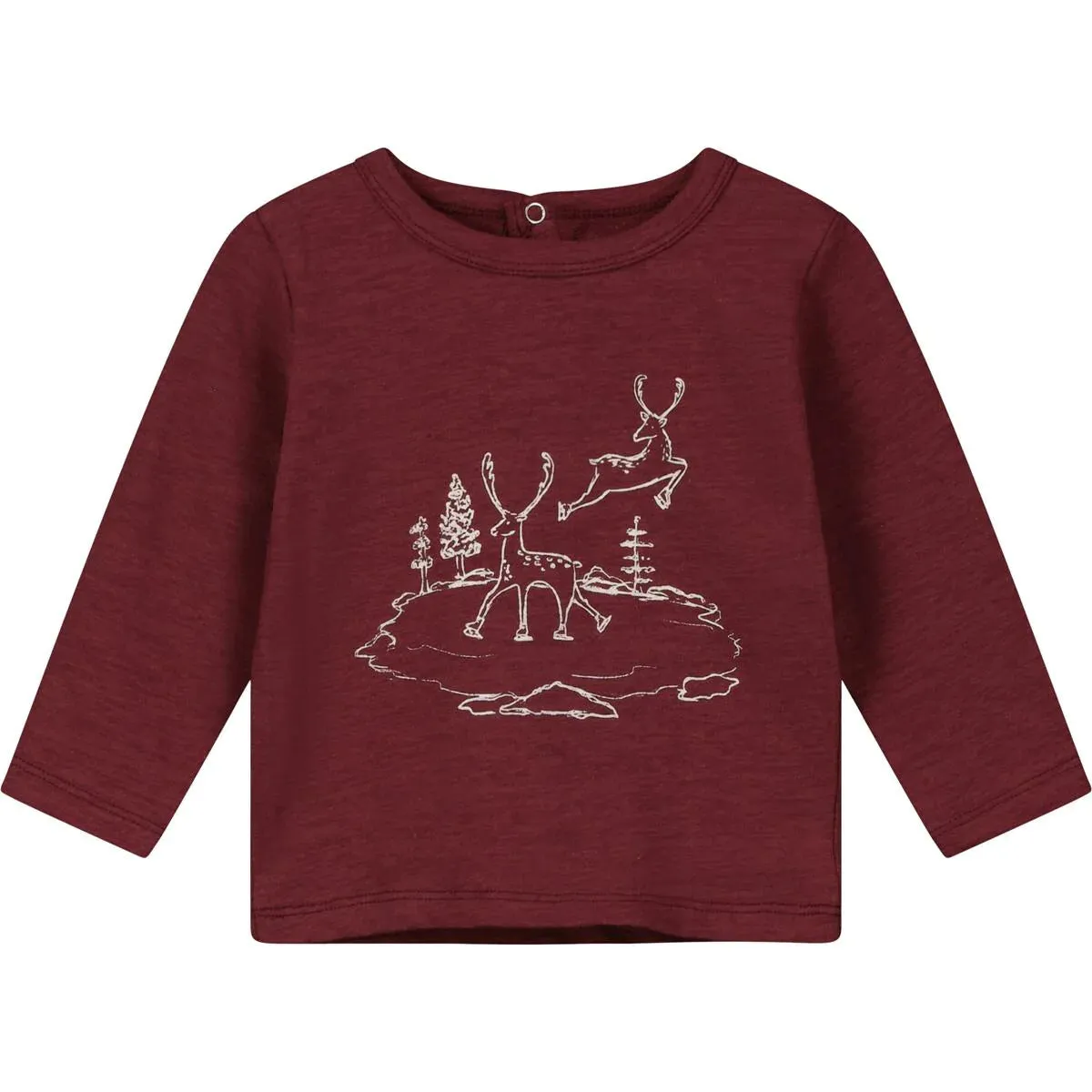 Ettie   H Bronnen T-shirt in Burgundy Skates