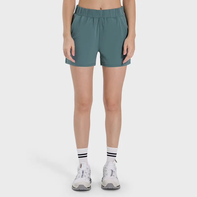 FitFlex High-Waist Shorts