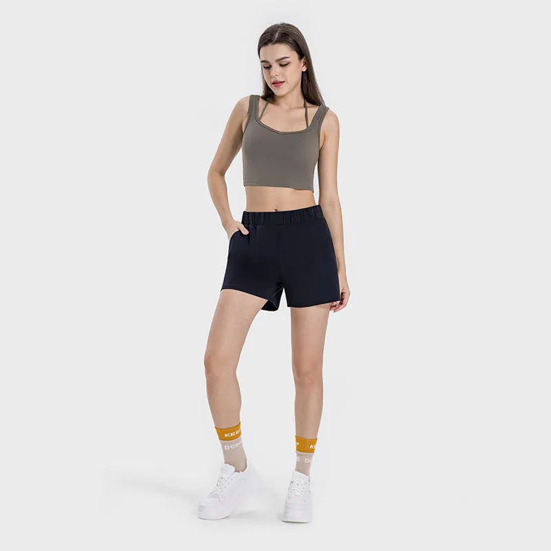 FitFlex High-Waist Shorts
