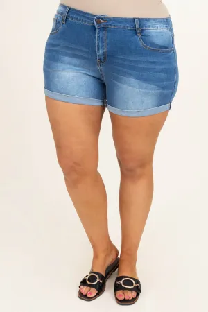 Flawlessly Perfect Shorts, Medium Wash