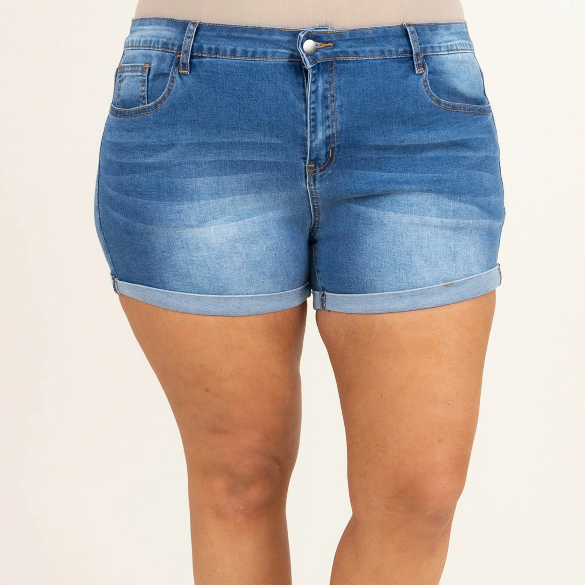 Flawlessly Perfect Shorts, Medium Wash