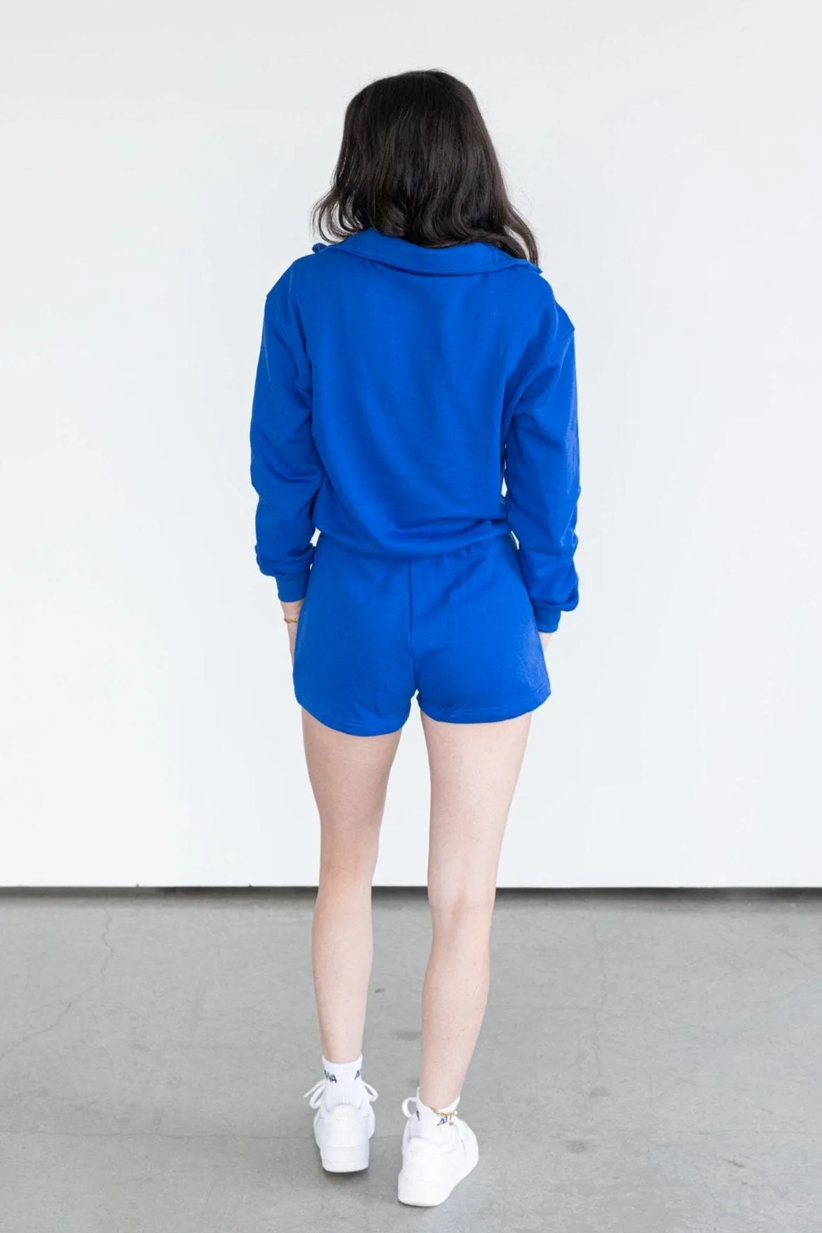 Fleecy Shorts Celeste