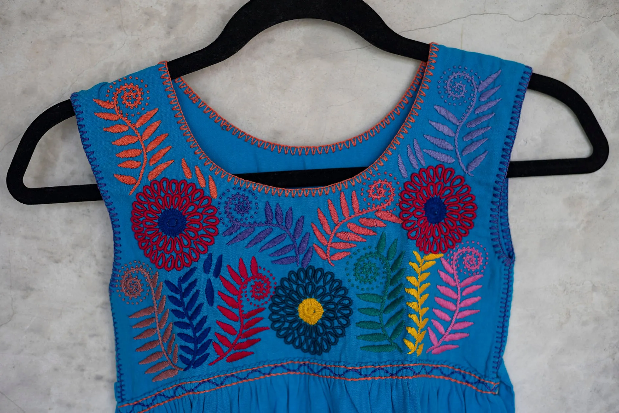 Flower Embroidered Dress