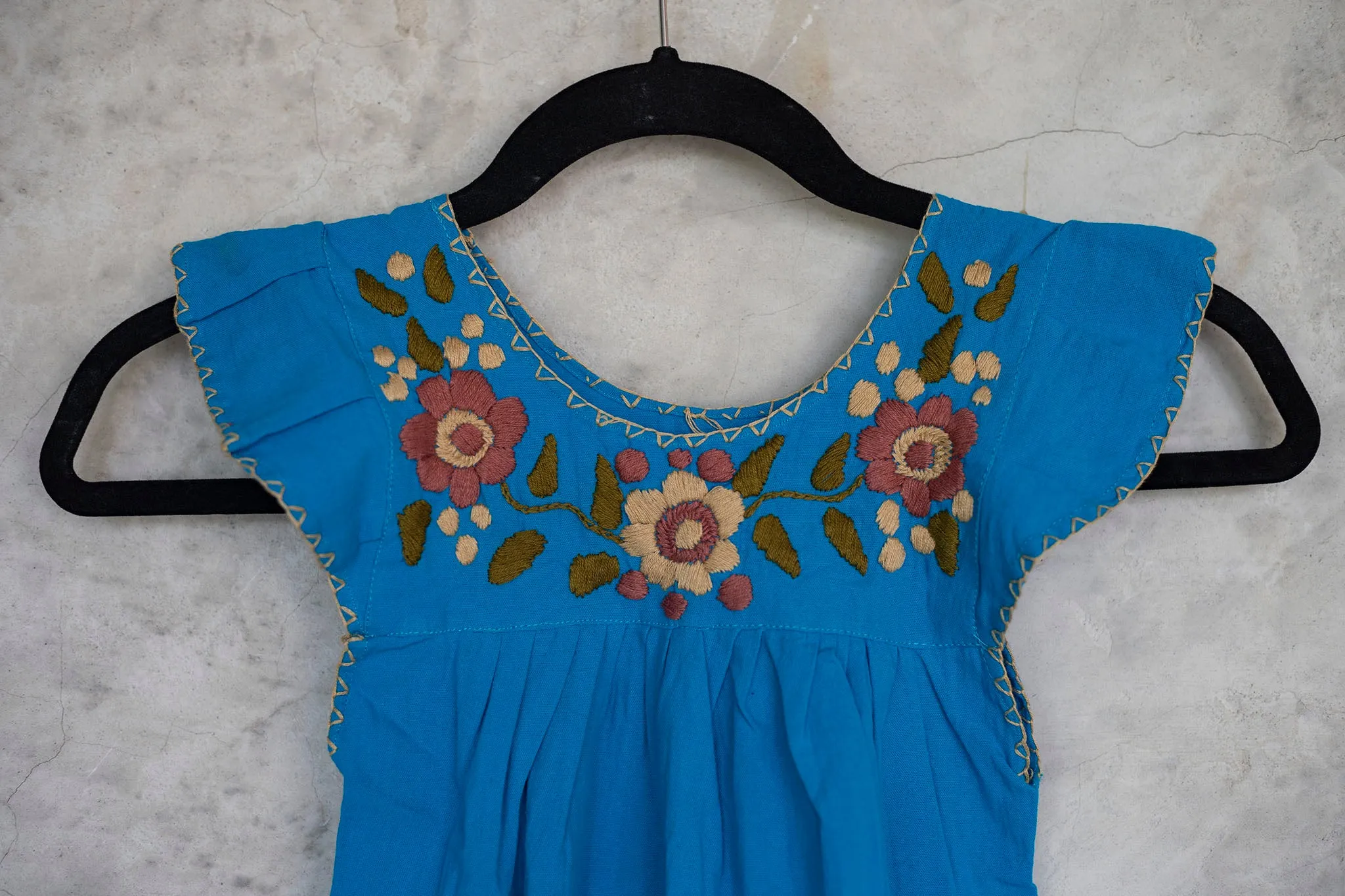 Flower Embroidered Dress