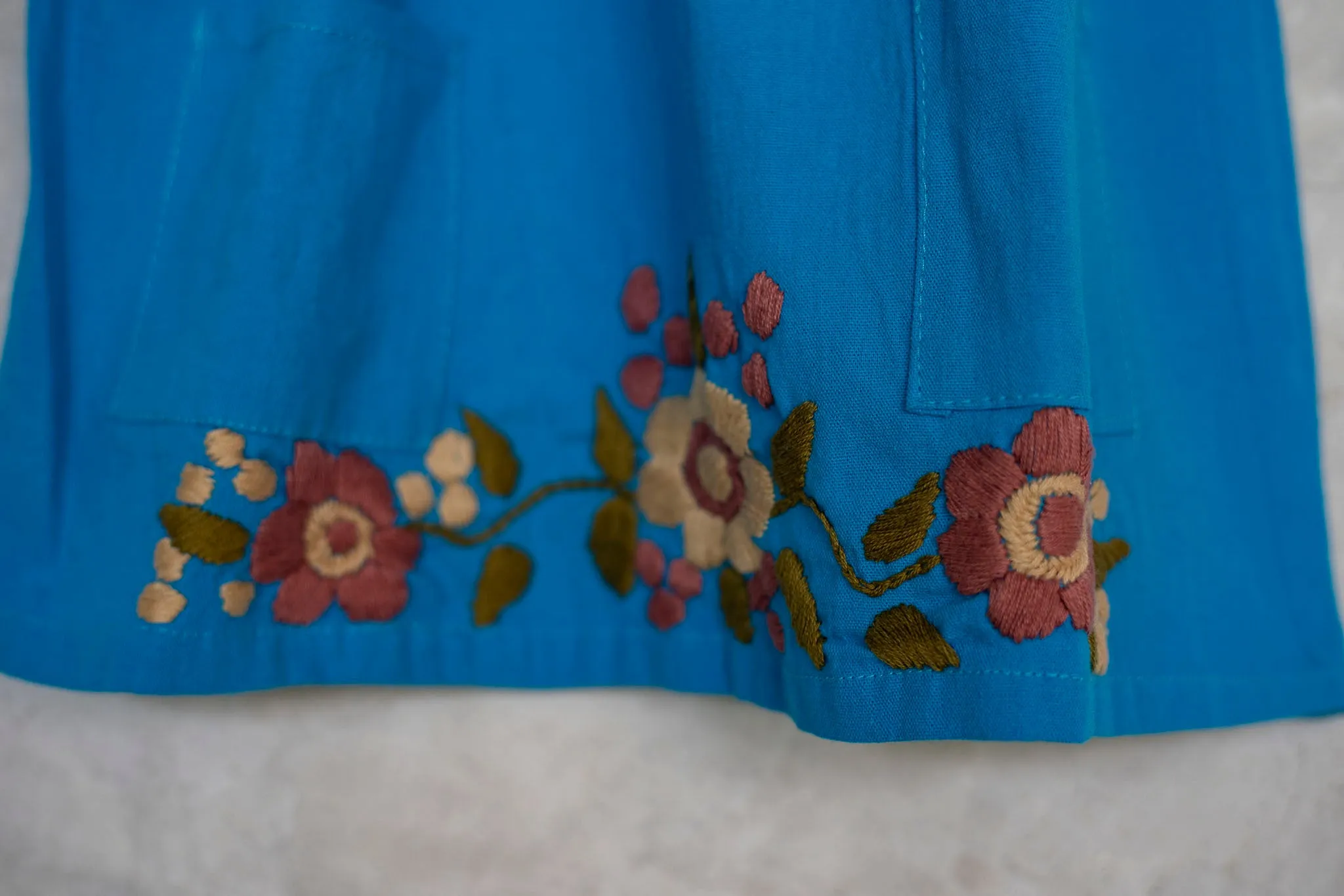 Flower Embroidered Dress