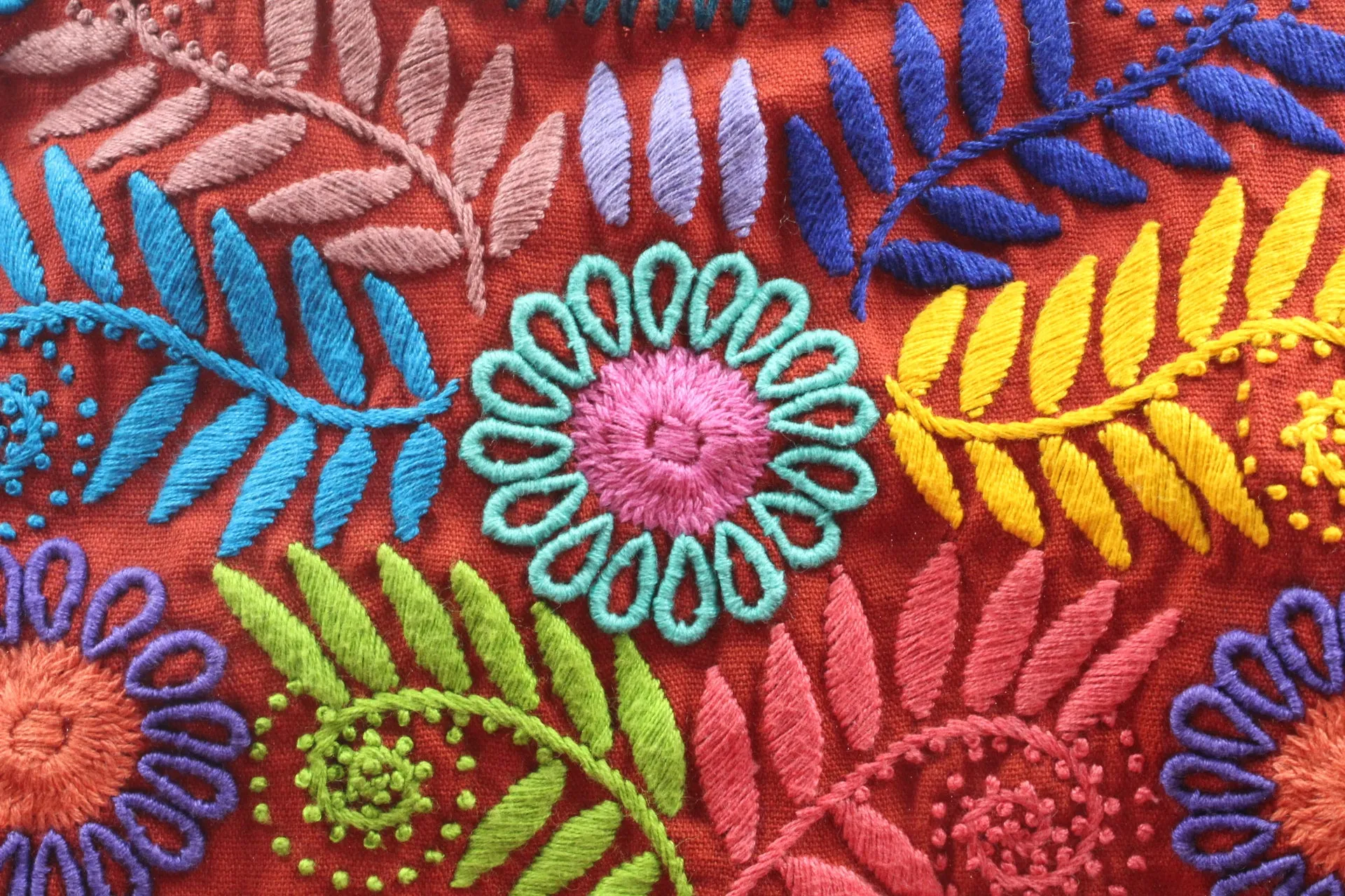 Flower Embroidered Dress
