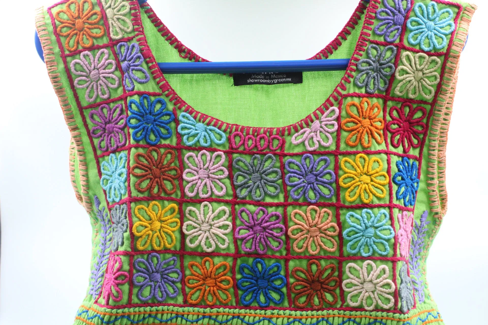 Flower Embroidered Dress
