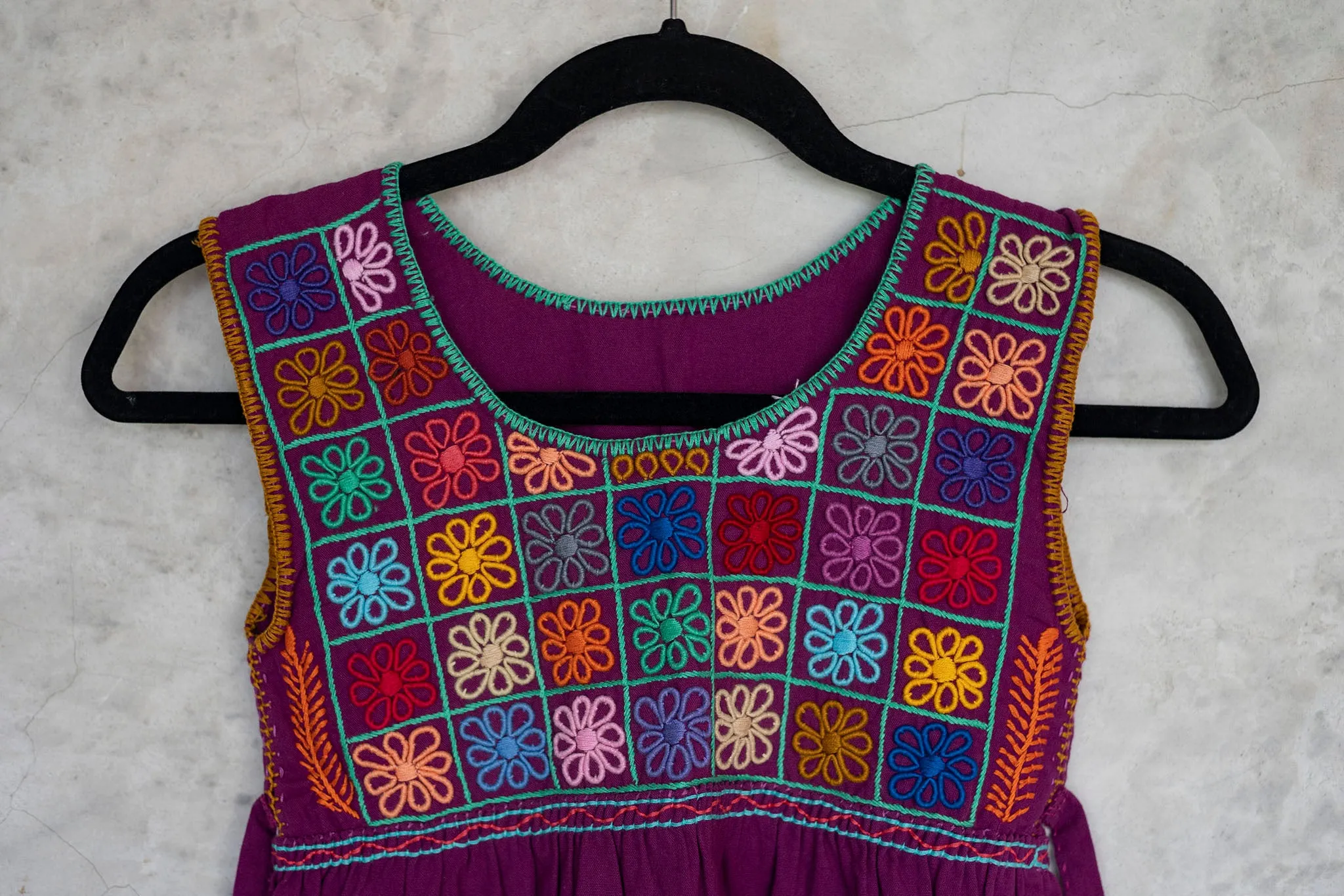 Flower Embroidered Dress