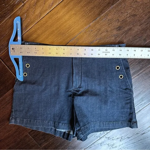 Fossil Retro High Waist Denim Shorts Size 27