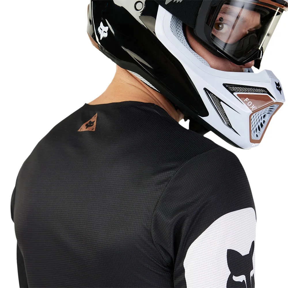 FOX FLEXAIR OPTICAL JERSEY [BLACK/WHITE]