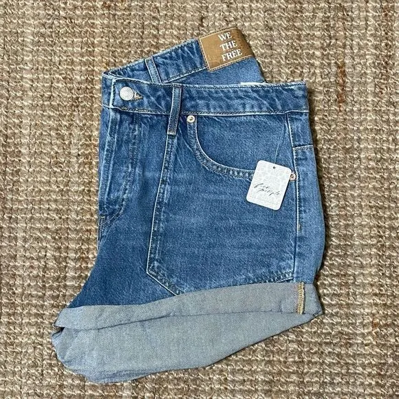 Free People Beginners Luck Slough Short Size 31