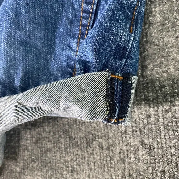Free People x One Teaspoon Shorts 24 Blue Denim Hawks High Rise Cuffed