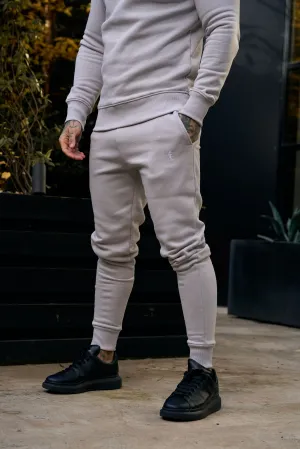 FS Plain Light Grey Tracksuit Bottoms with FS Branding - FSH1196