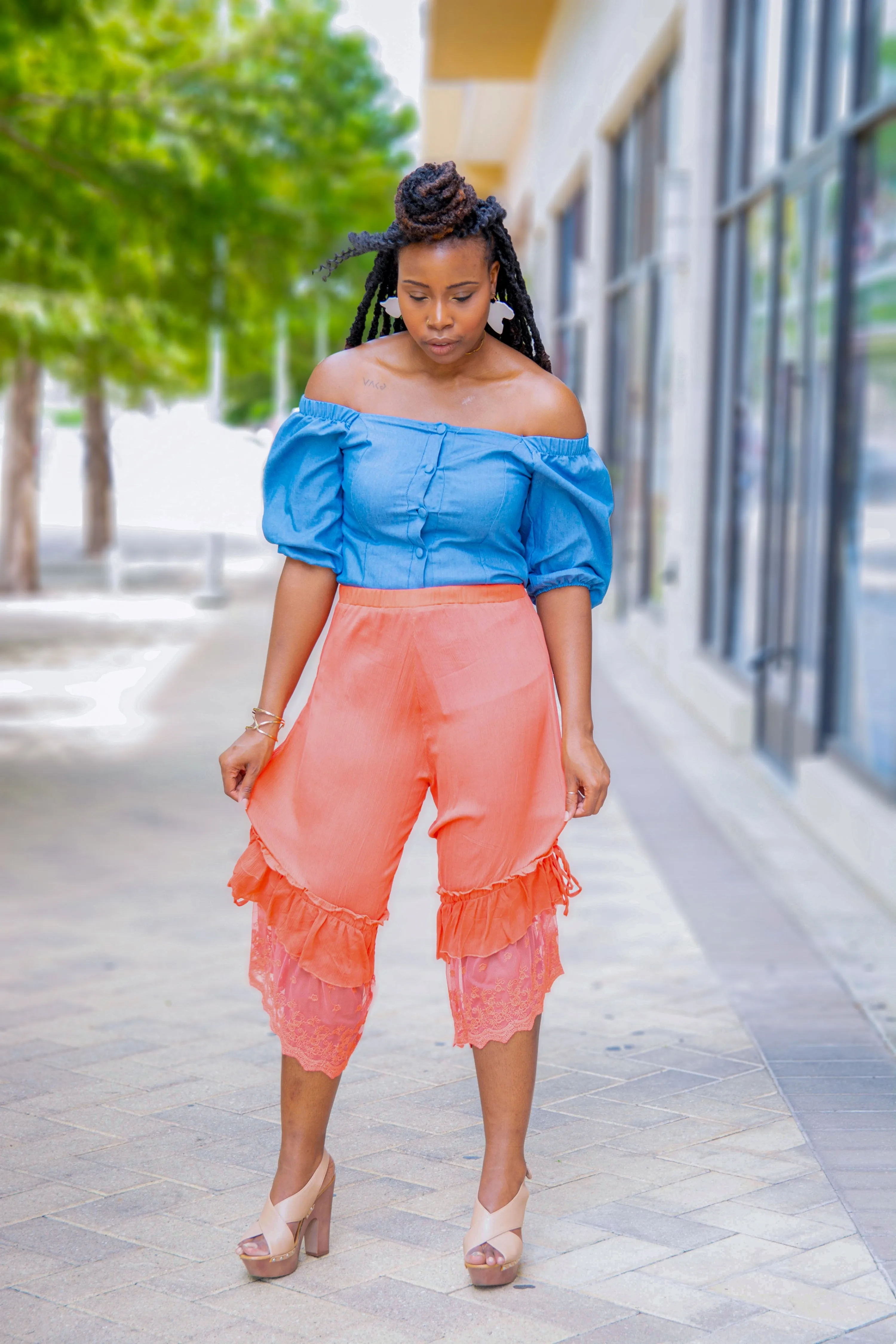 Gaucho Lace Pants
