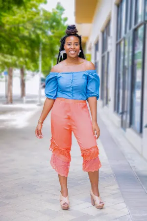 Gaucho Lace Pants