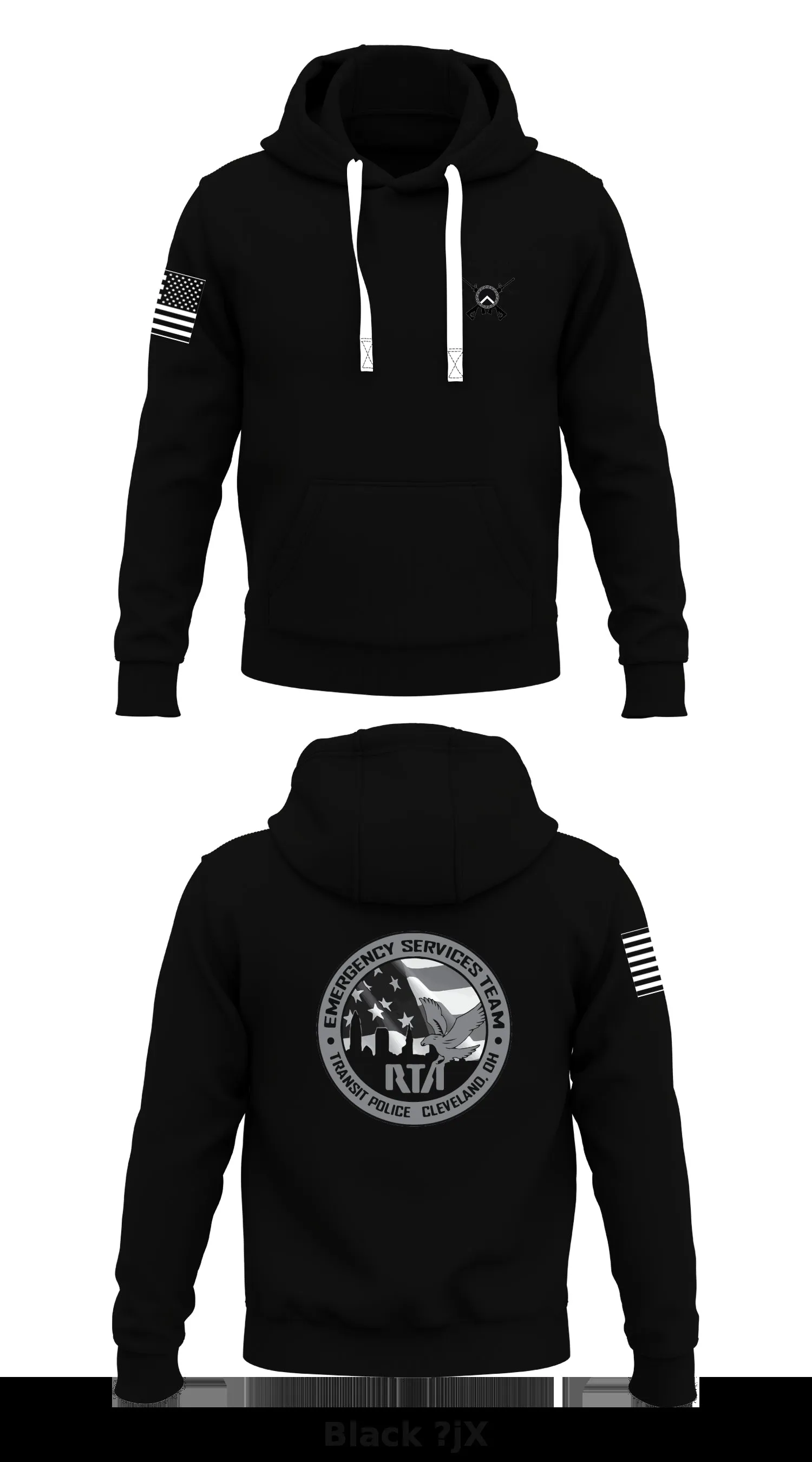 GCRTA Emergency Service Team (EST) Store 1  Core Men's Hooded Performance Sweatshirt - ?jX