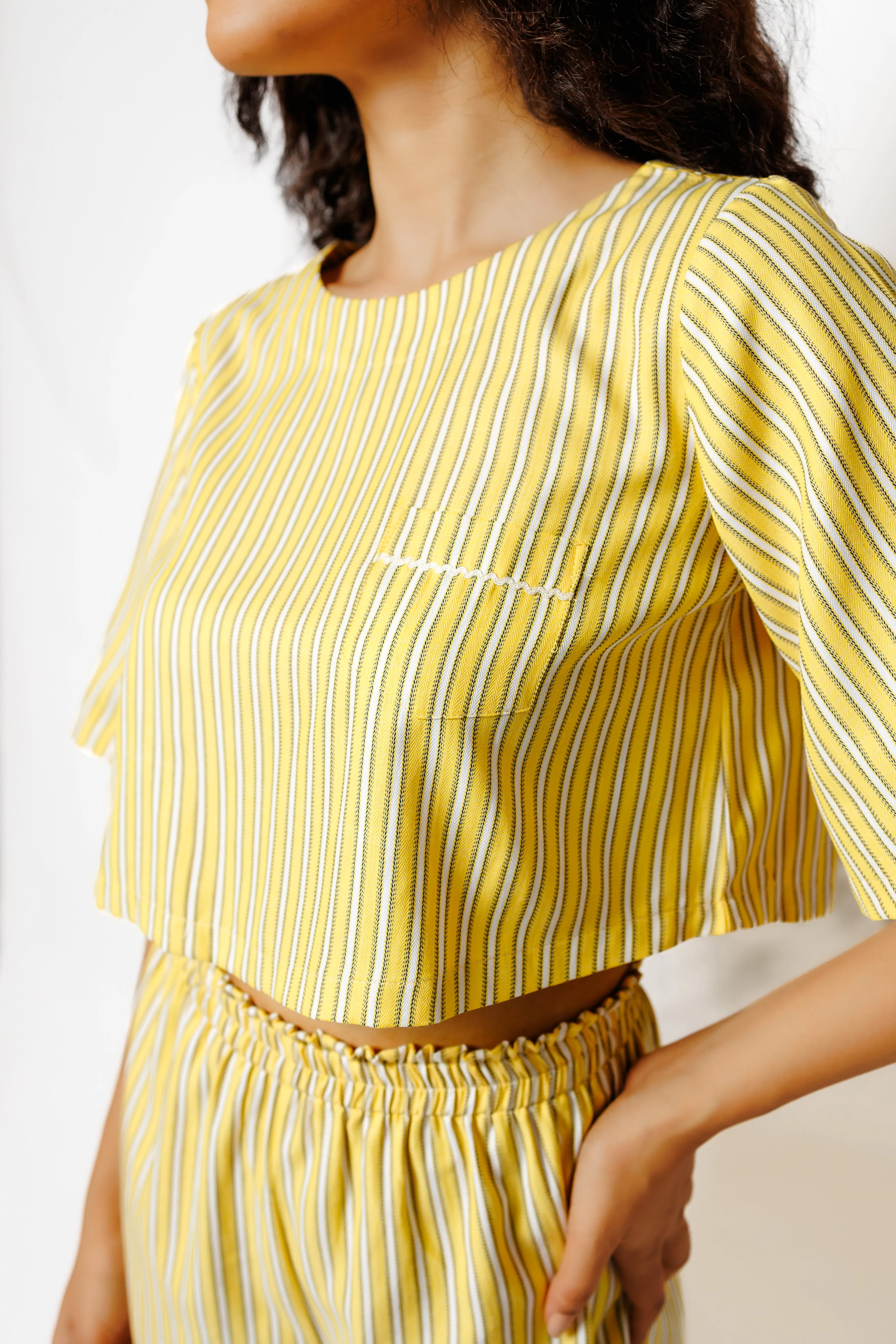 Golden Hour – Striped Co-Ord Set