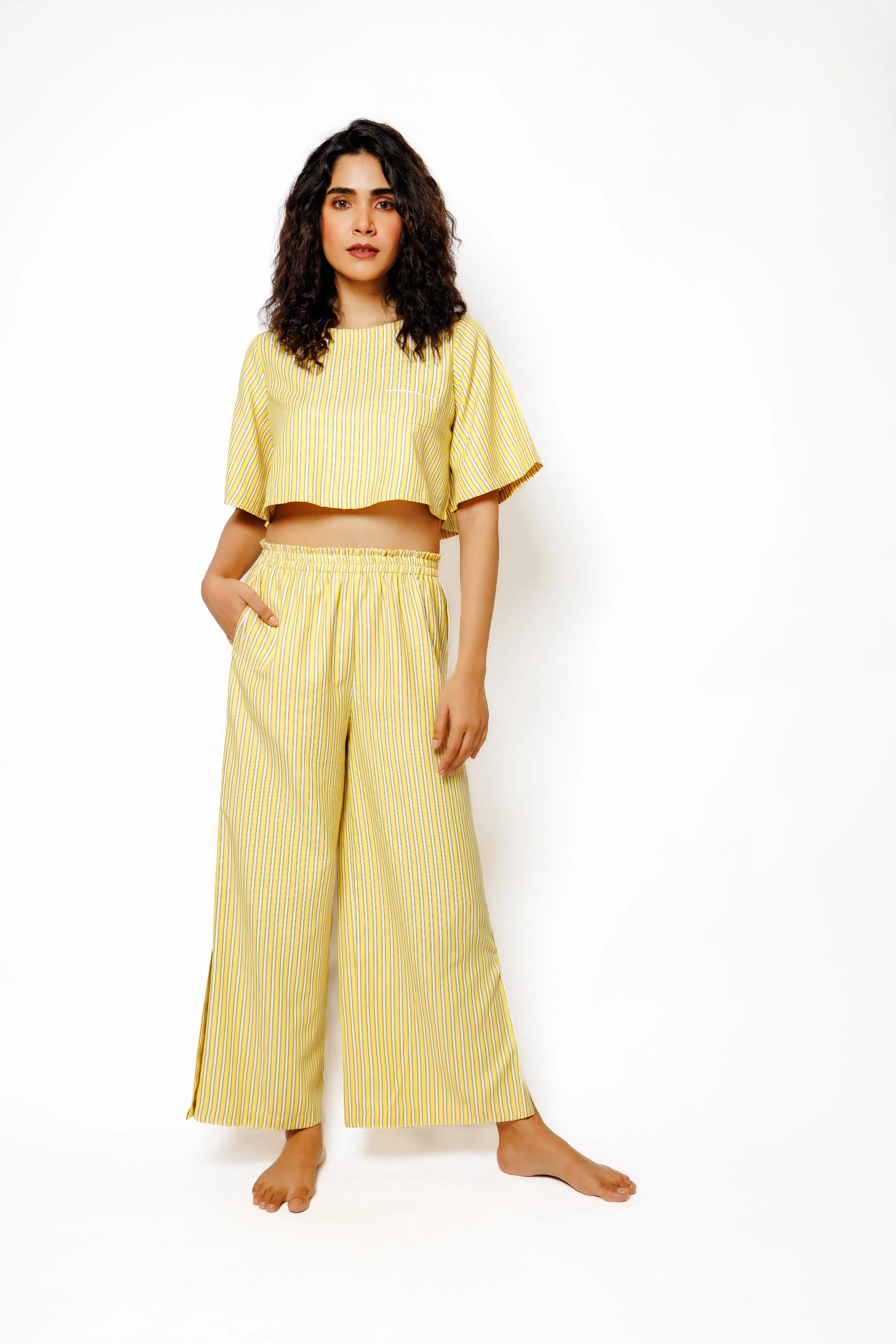 Golden Hour – Striped Co-Ord Set
