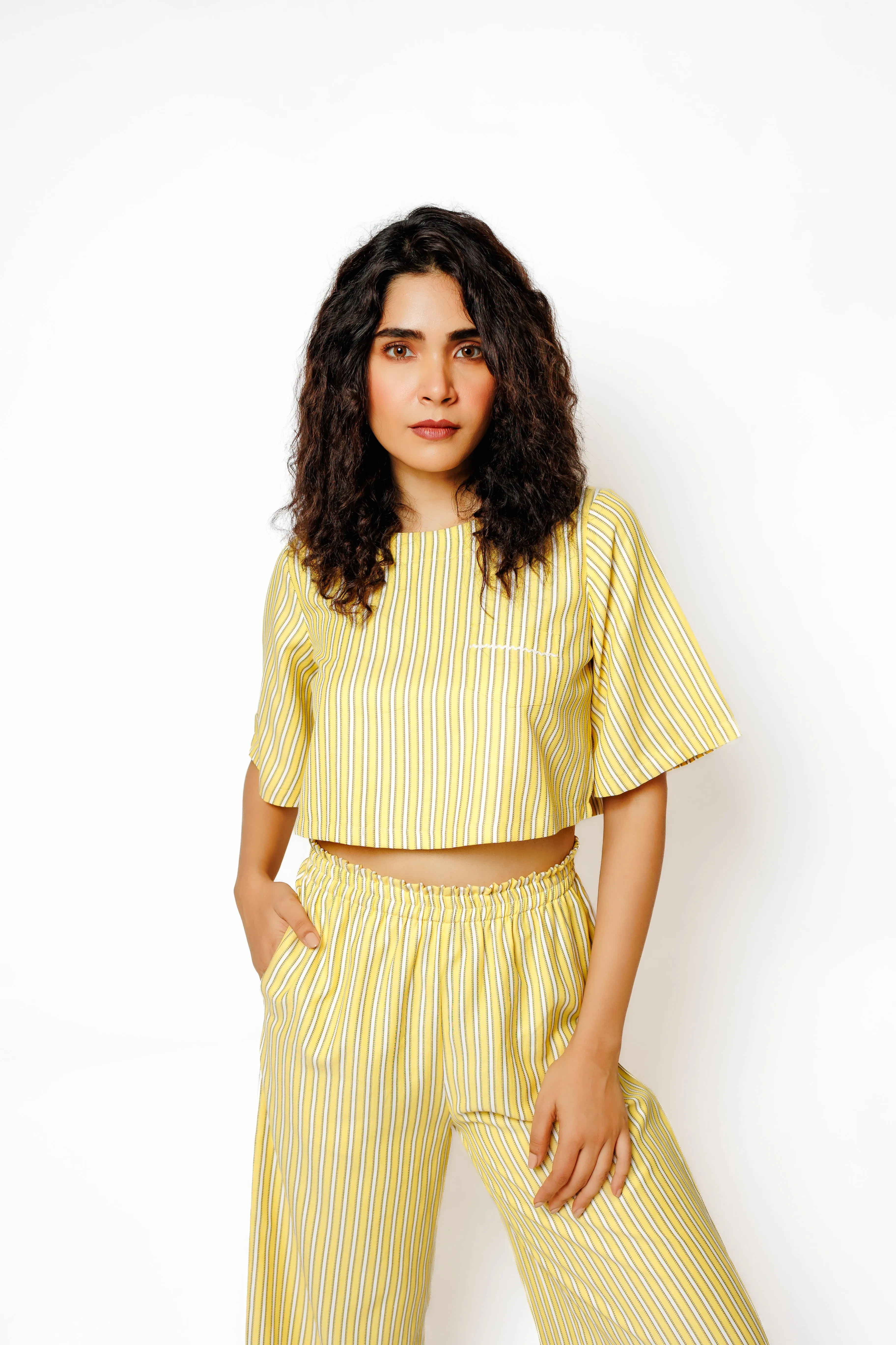 Golden Hour – Striped Co-Ord Set