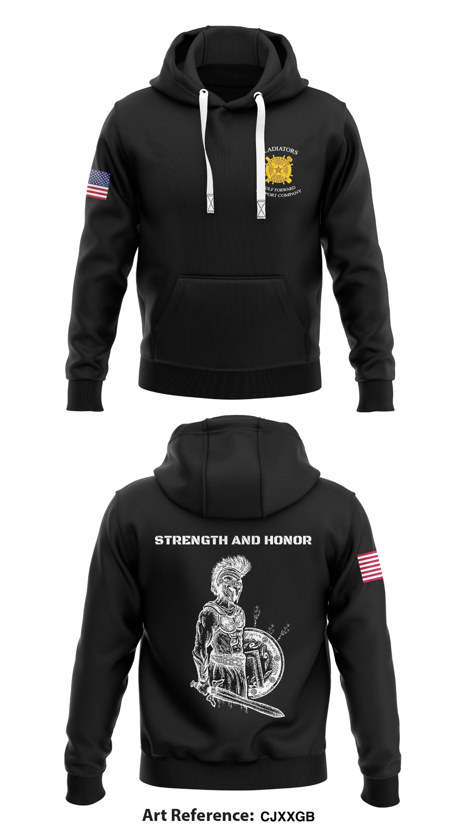 Golf Forward Support Company Store 1  Core Men's Hooded Performance Sweatshirt - CjxxGB