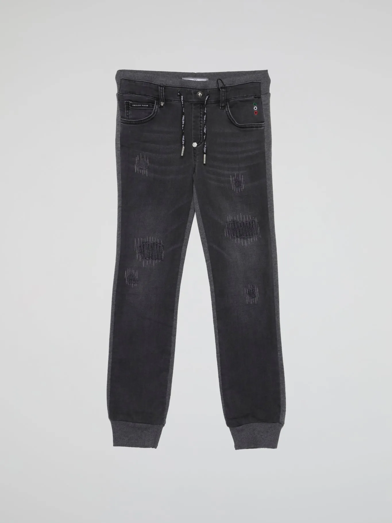 Grey Distressed Baggy Trousers (Kids)