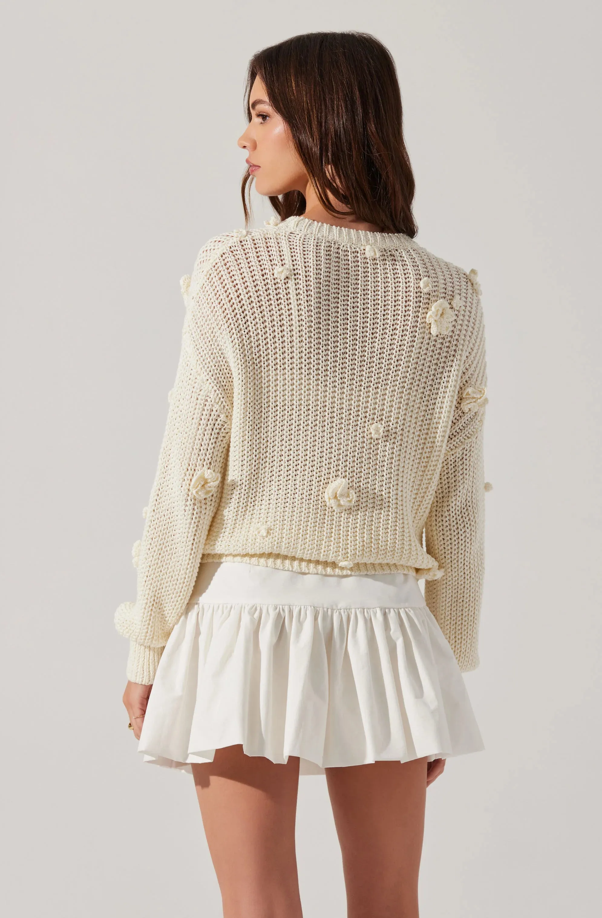 Hailey Crochet Sweater