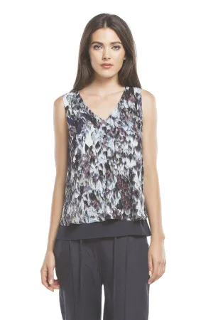 Hailey Tank | Blue Floral P